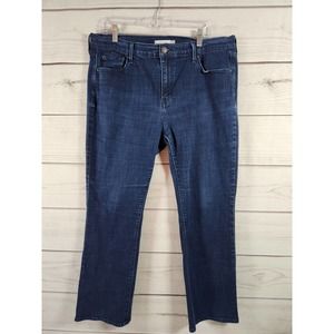 Levi's 505 Men's Blue Cotton Solid High Rise Stretch Straight Leg‎ Jeans Size 33